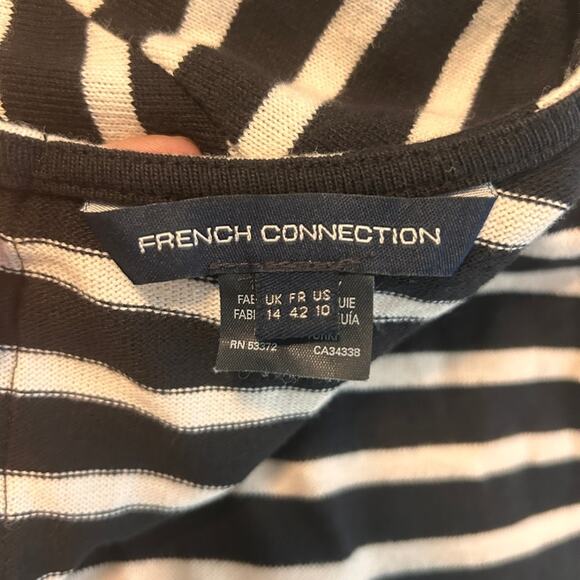 French Connection Striped Knit Dress – Size 10 - Picture 3 of 3